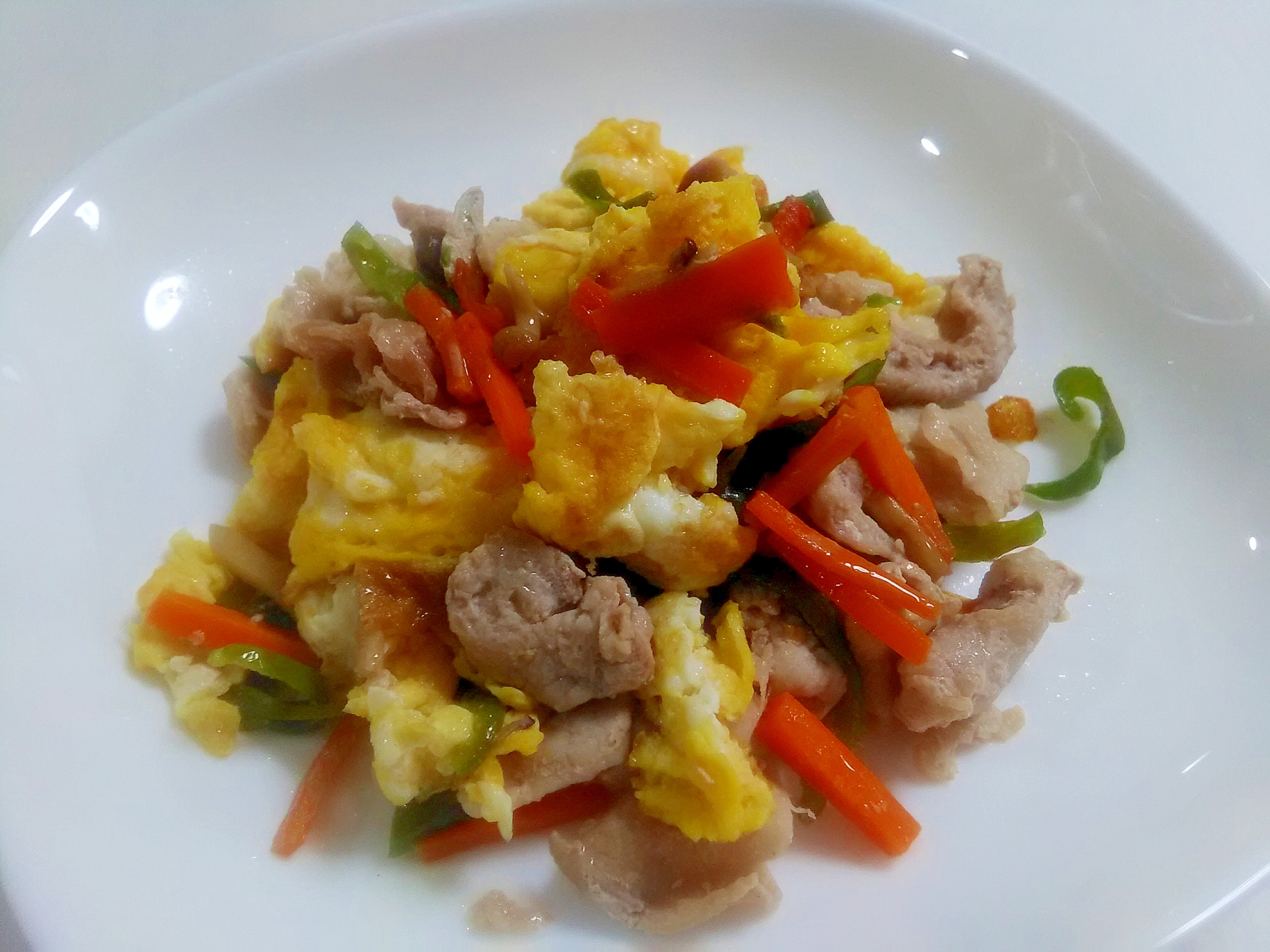 ウェイパーで 豚肉と卵の中華炒め レシピ 作り方 By うーころちゃん 楽天レシピ