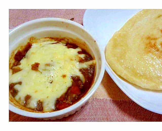 残りカレーリメイク☆焼きチーズカレー