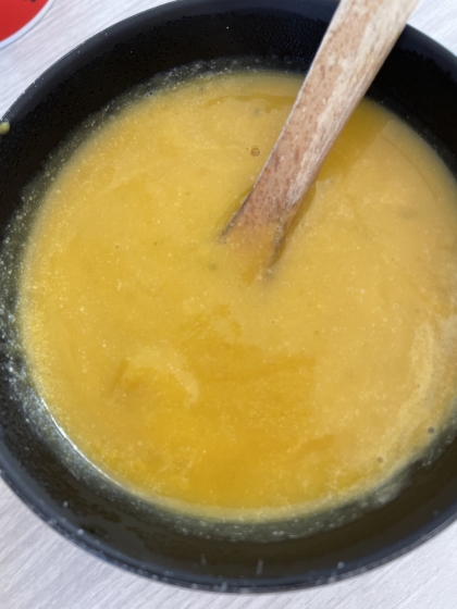 栗かぼちゃの　冷スープ