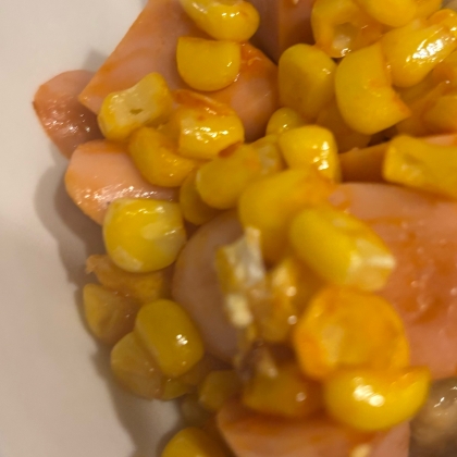 簡単弁当おかず「魚肉ソーセージのケチャップ炒め」