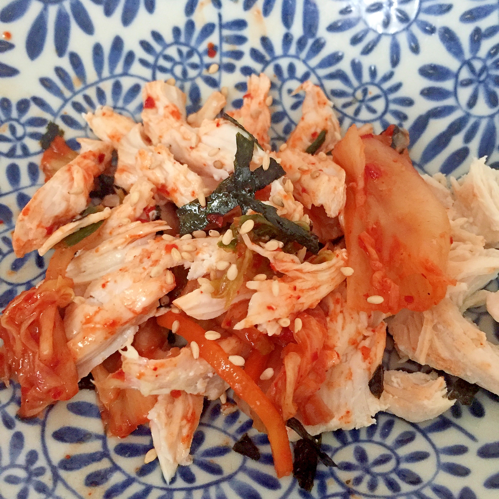 キムチと鶏ハム☆彡