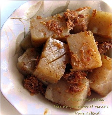 レンジで手間要らず! コンニャクの土佐煮