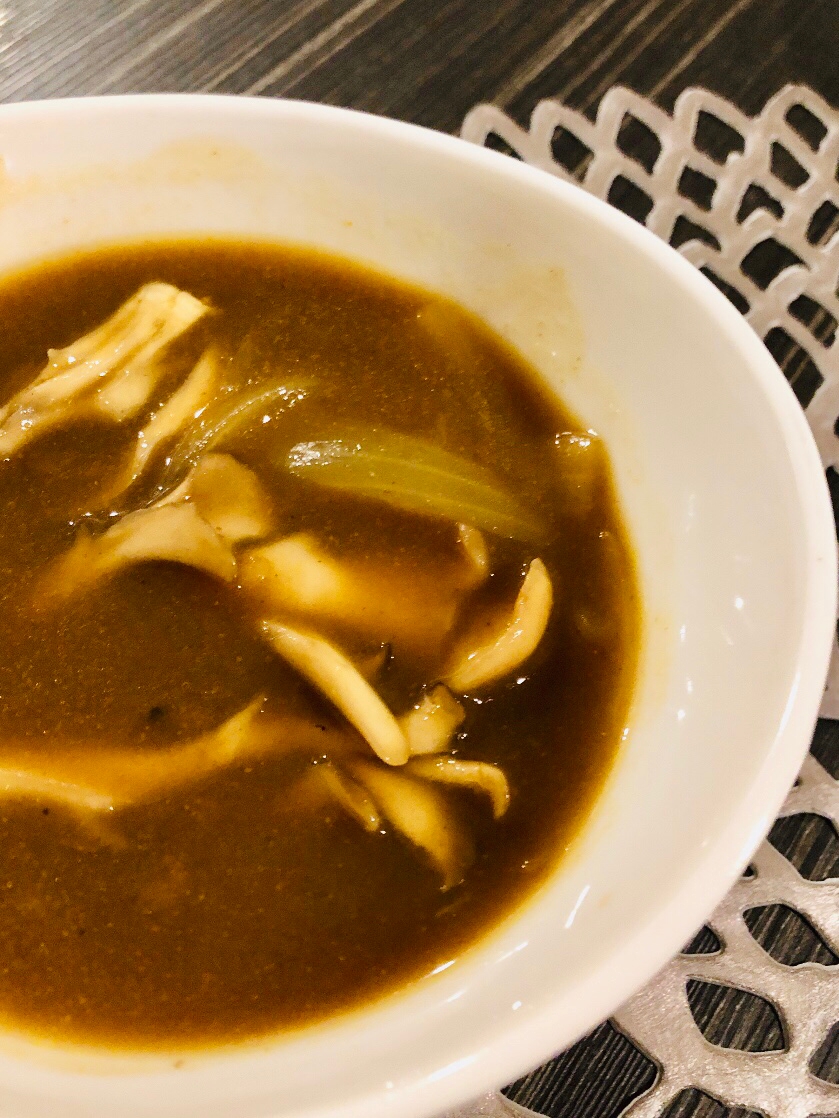 10分で舞茸カレースープ