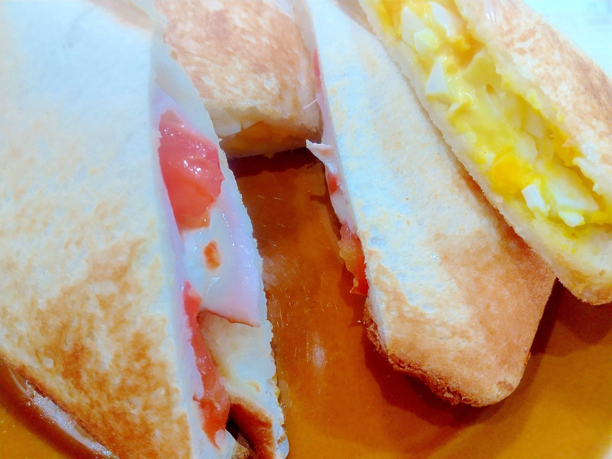 バウル―でホットサンド♪バレンタインにも