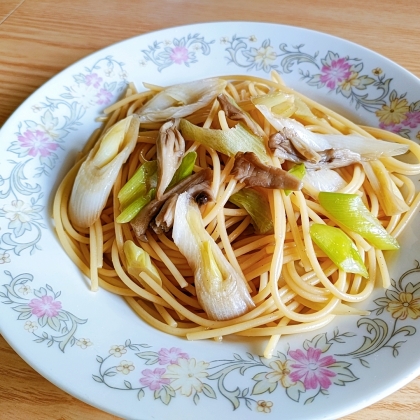 ねぎたっぷりのパスタ、舞茸の旨みもありとても美味しかったです(*^-^*)
ご馳走様でした♪