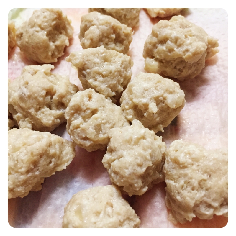 離乳食 鶏ひき肉の冷凍保存 お団子バージョン レシピ 作り方 By Pmam J 楽天レシピ