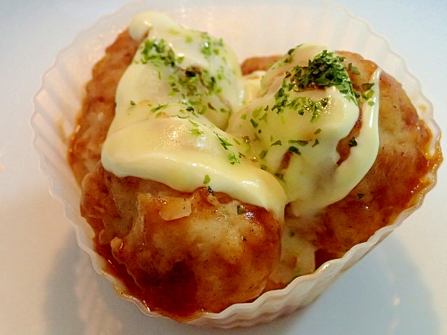 お弁当に デミグラマヨチーズ鶏団子 レシピ 作り方 By ぷ みぃまま 楽天レシピ