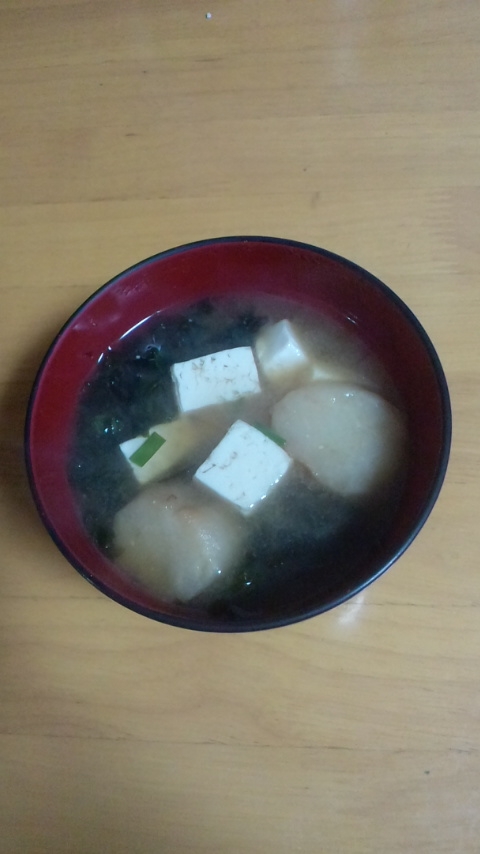 麩と豆腐のお味噌汁