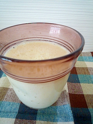 朝食メープルバナナジュース