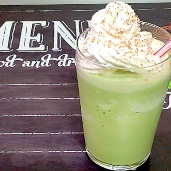 簡単 抹茶フラペチーノ レシピ 作り方 By ひろしん2 楽天レシピ 簡単 抹茶フラペチーノ レシピ 作り方 By ひろしん2 楽天レシピ