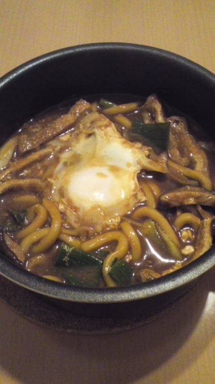 小さい土鍋がなくて普通の鍋ですが…。どうしても食べたくて、でも気軽に名古屋に行けないし自分で作れて良かったです♪