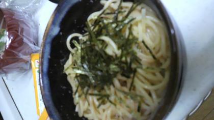 子どもも大好きたらこパスタ(^ω^)おいしくできて大満足です☆