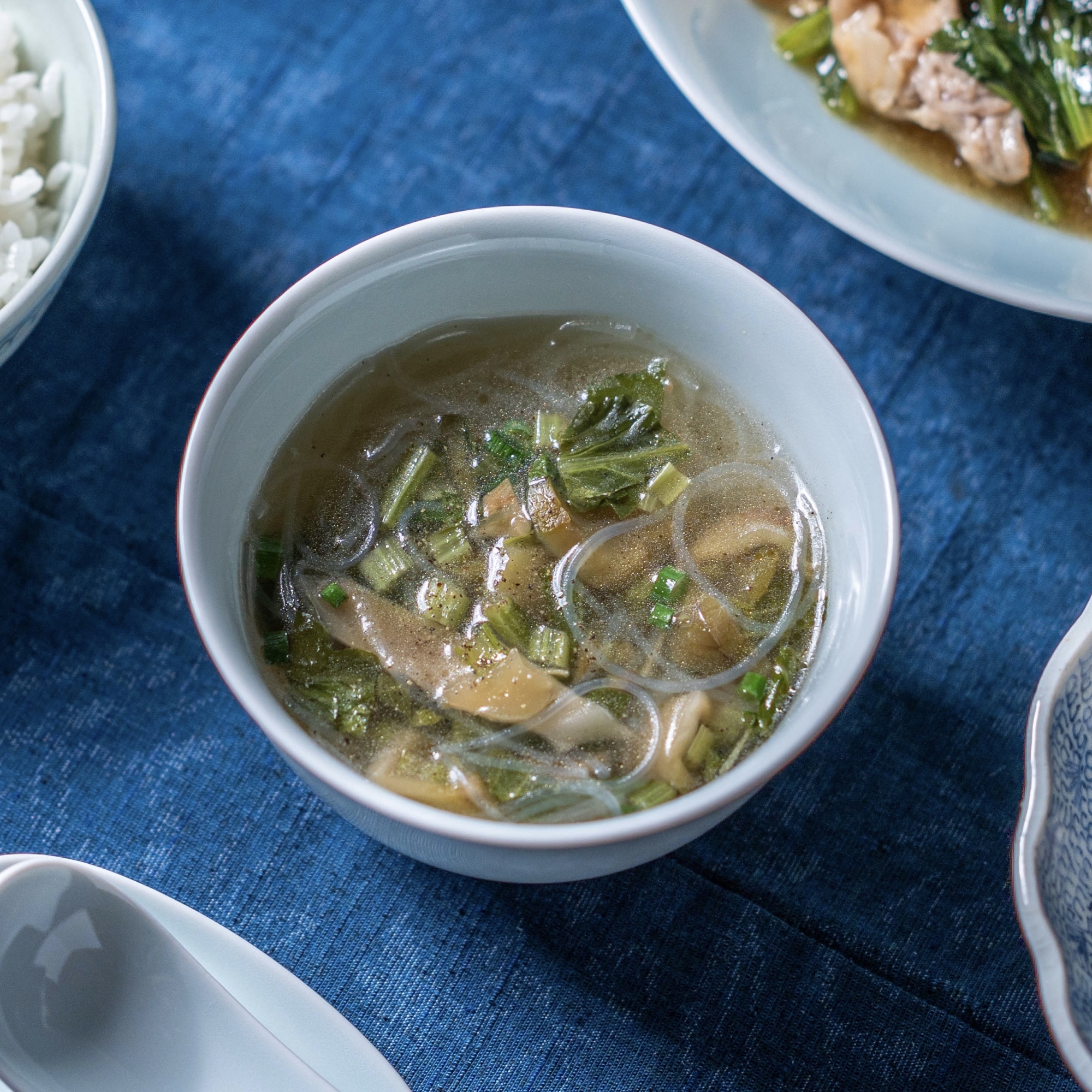 ザーサイと春雨の中華スープ【中華・汁物】