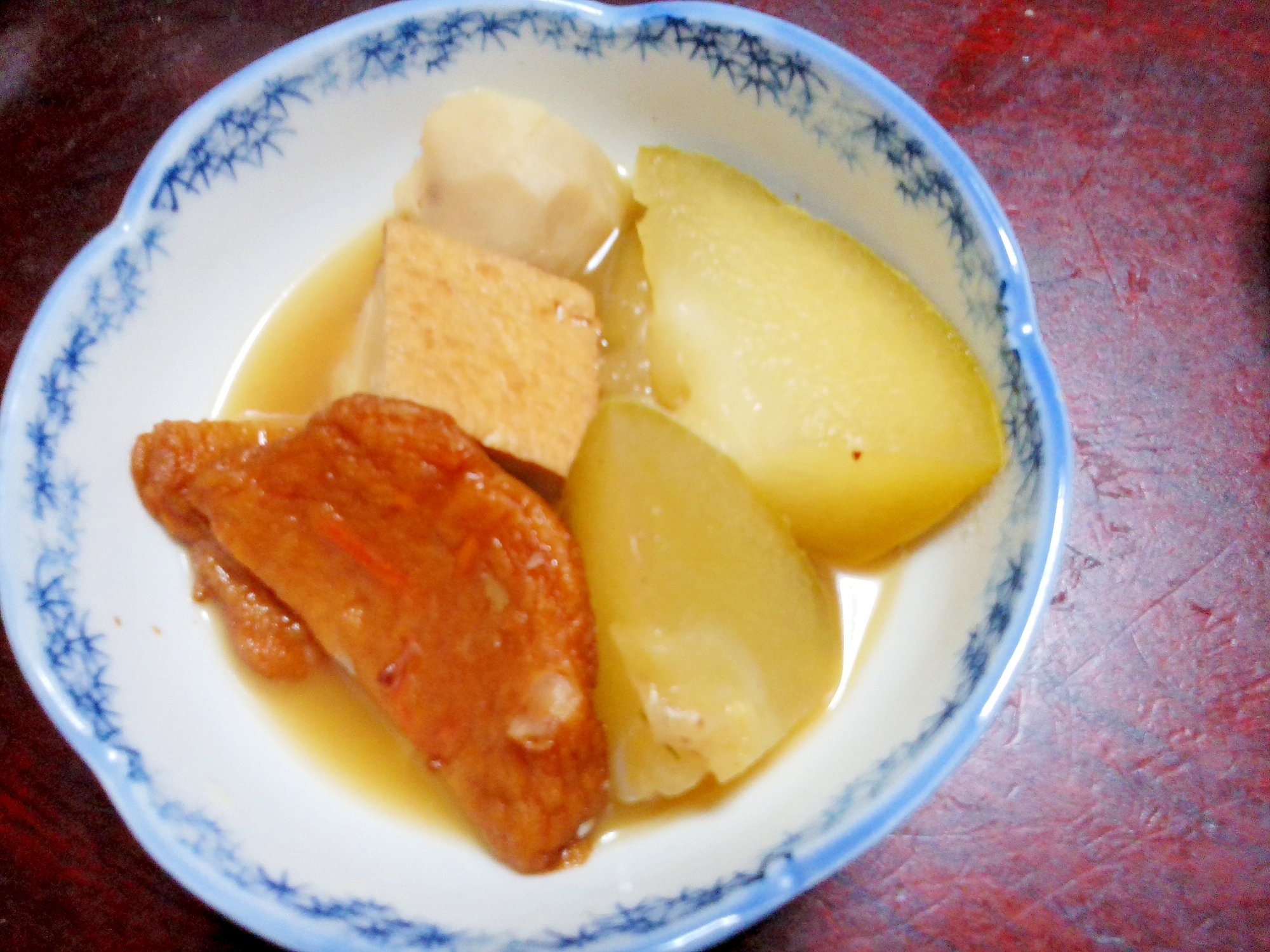 何でも煮物☆冬瓜と里芋と厚揚げとさつま揚げ。