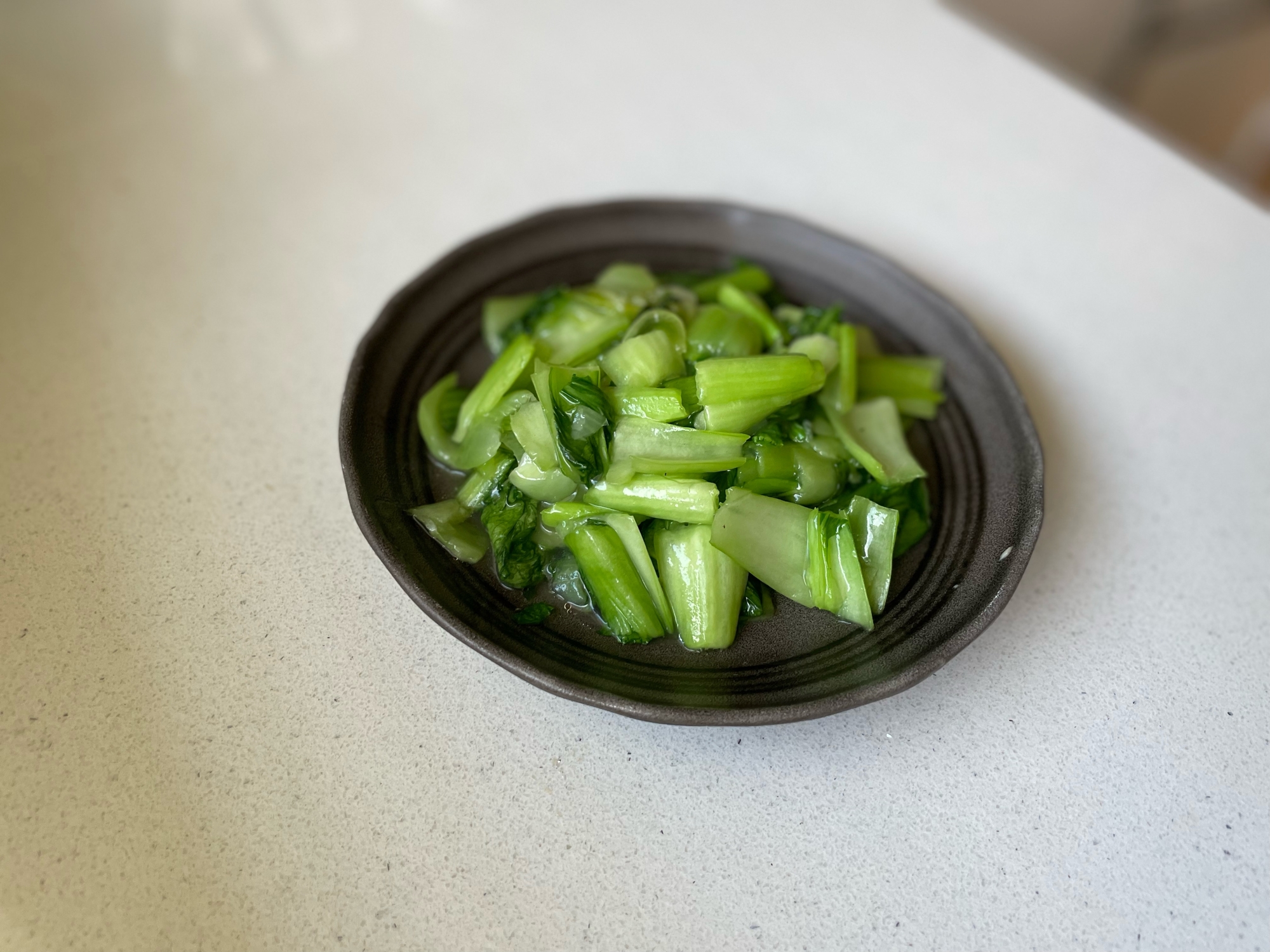 レンジで簡単♡チンゲン菜のナムル