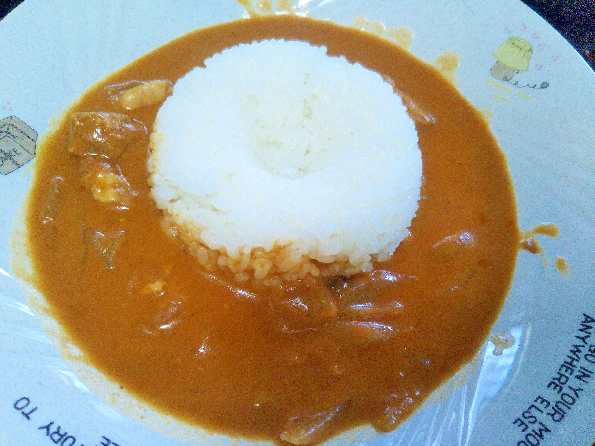 アーモンドミルク入り玉ねぎチキンカレー