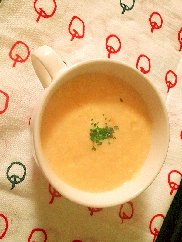 豆腐とたまごのコーンスープ