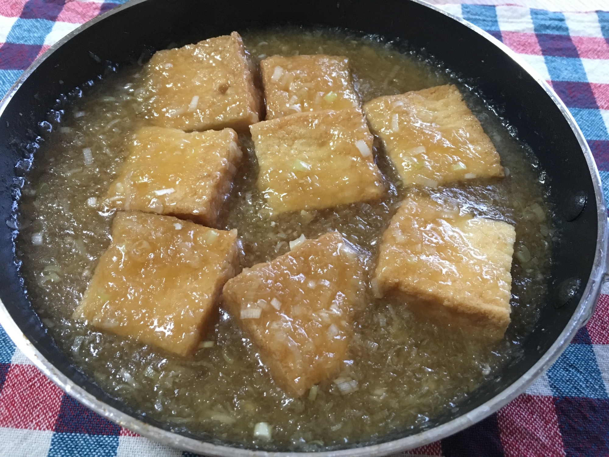 節約簡単！めんつゆで厚揚げおろし煮