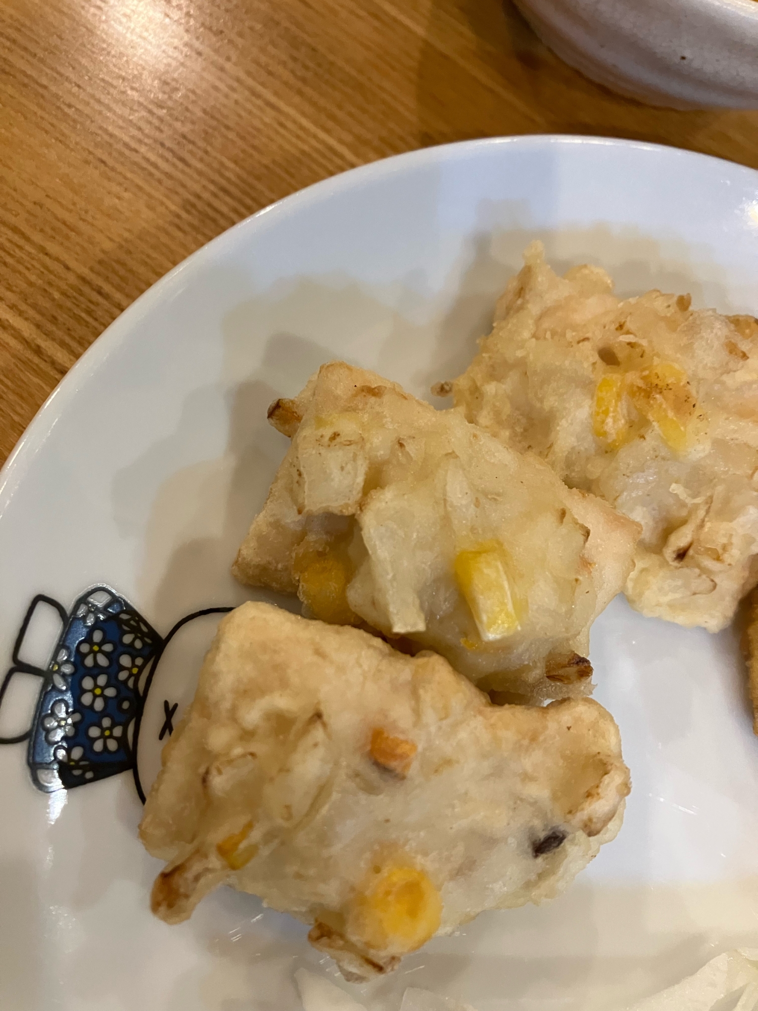 かじきのオニオンコーン揚げ
