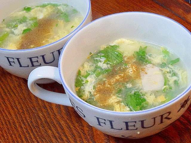 速攻3分 中華風 ホタテ卵スープ レシピ 作り方 By Startrek 楽天レシピ 速攻3分 中華風 ホタテ卵スープ レシピ 作り方 By Startrek 楽天レシピ