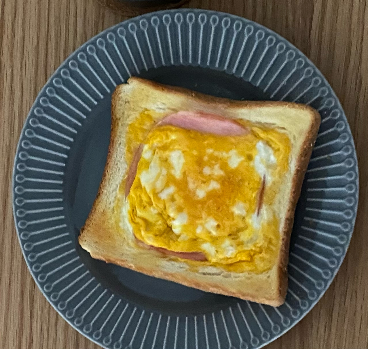 ハム卵トースト