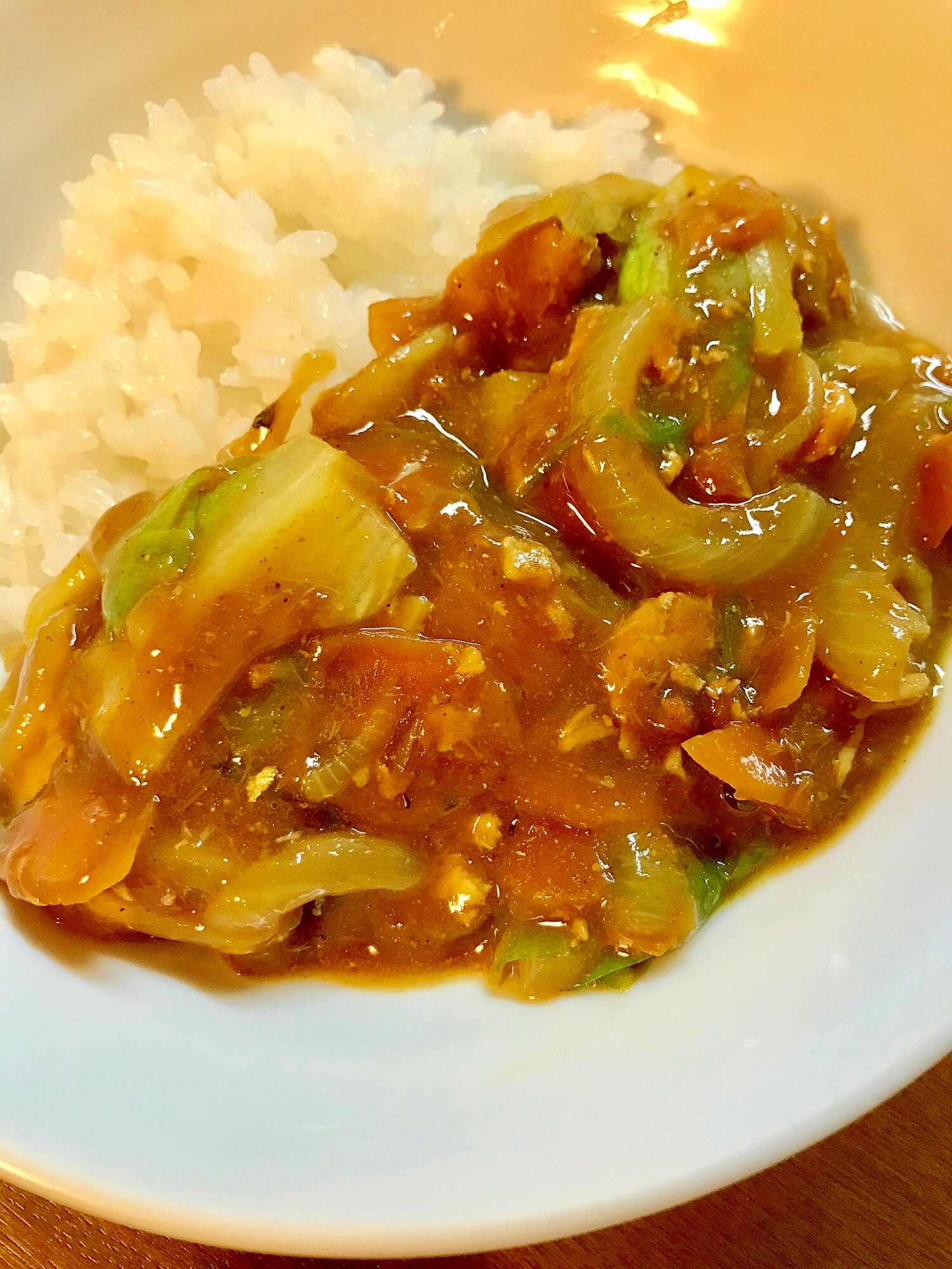 レタスカレー レシピ・作り方 by libre*｜楽天レシピ