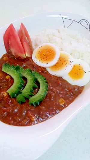 野菜タップリ☆トマトで爽やかキーマカレー