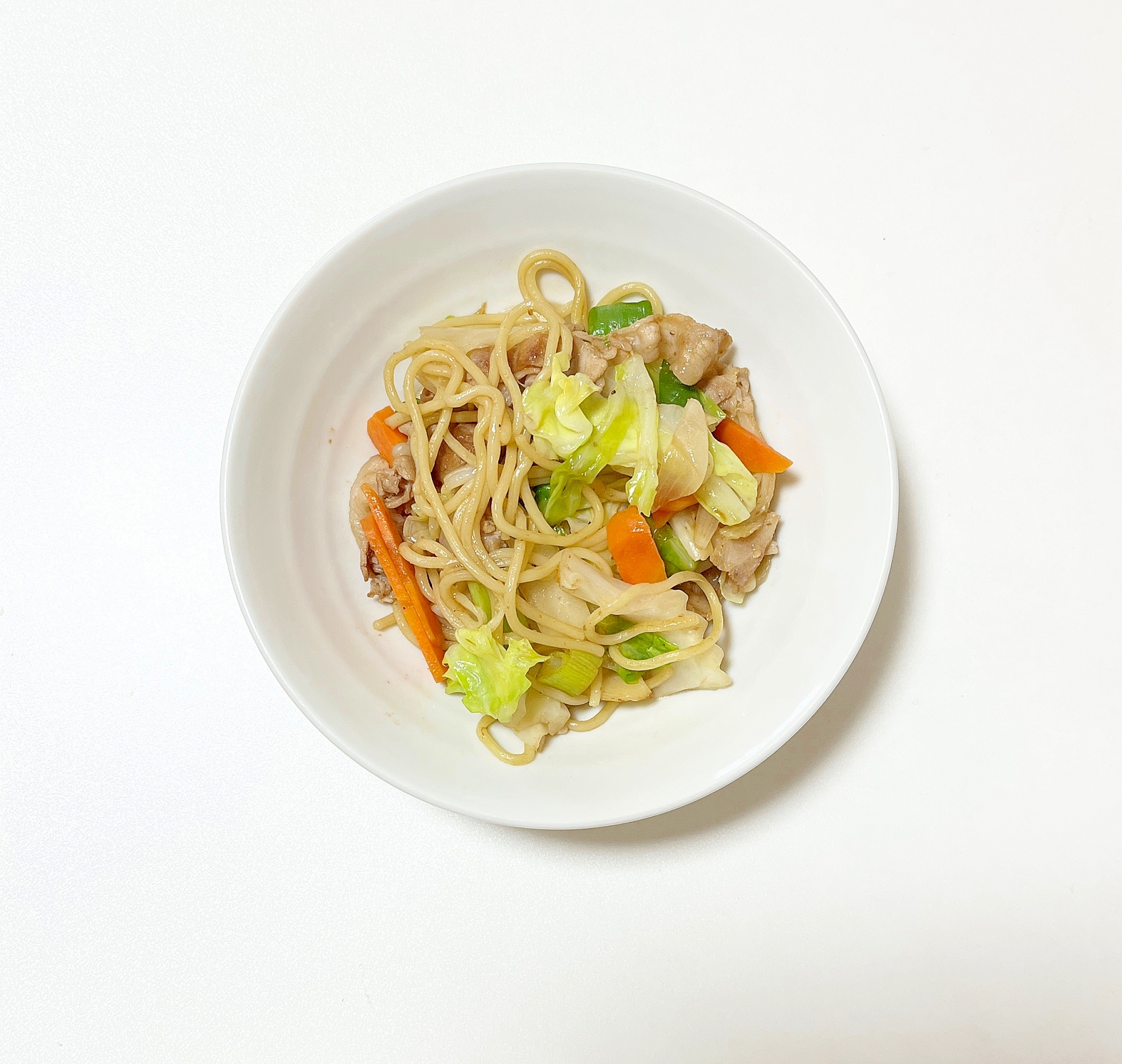 残りもので簡単焼きそば