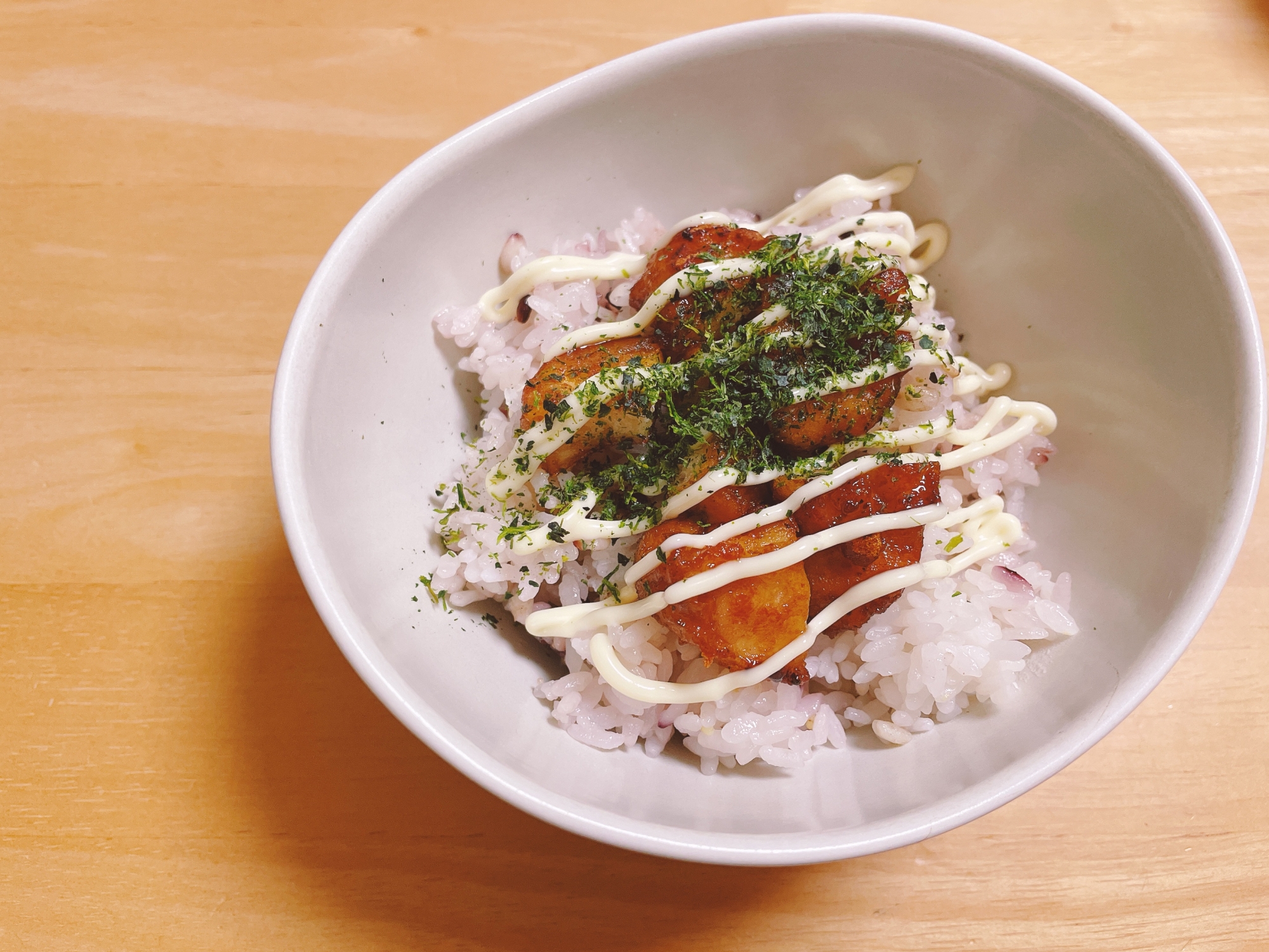 唐揚げ１つde唐揚げ丼！