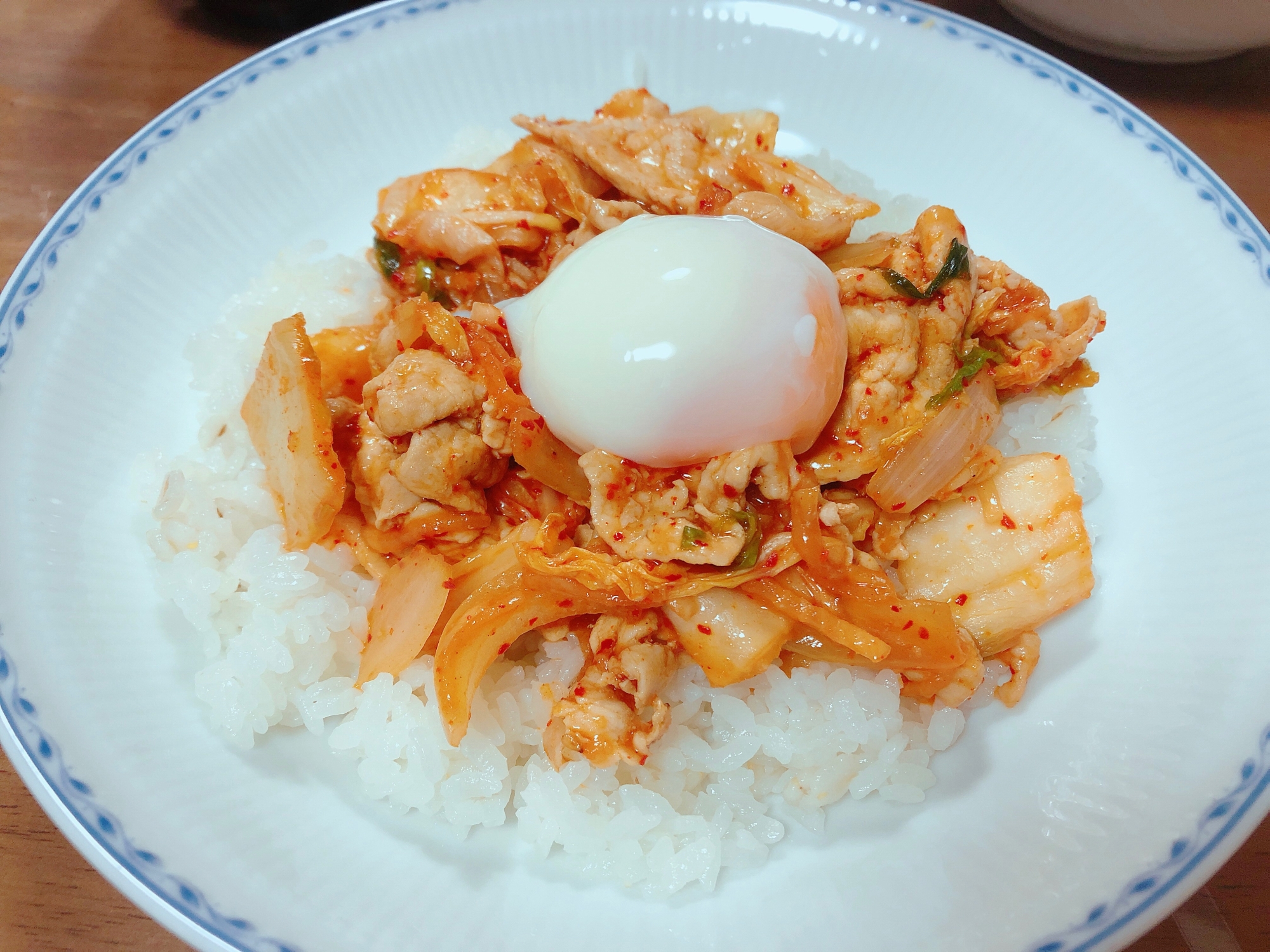 簡単！豚キムチ丼