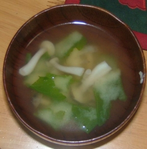 【激速】【汁物】【5分】野沢菜味噌汁