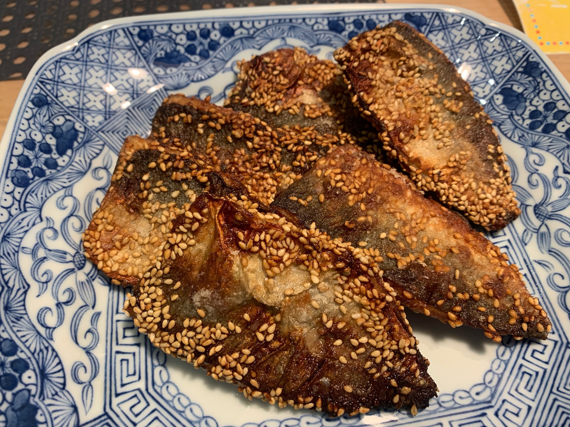 子供も食べる魚料理。栄養満点！鯵のゴマ揚げ