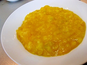 【離乳食5ヶ月~】レバーとカボチャのリゾット♪