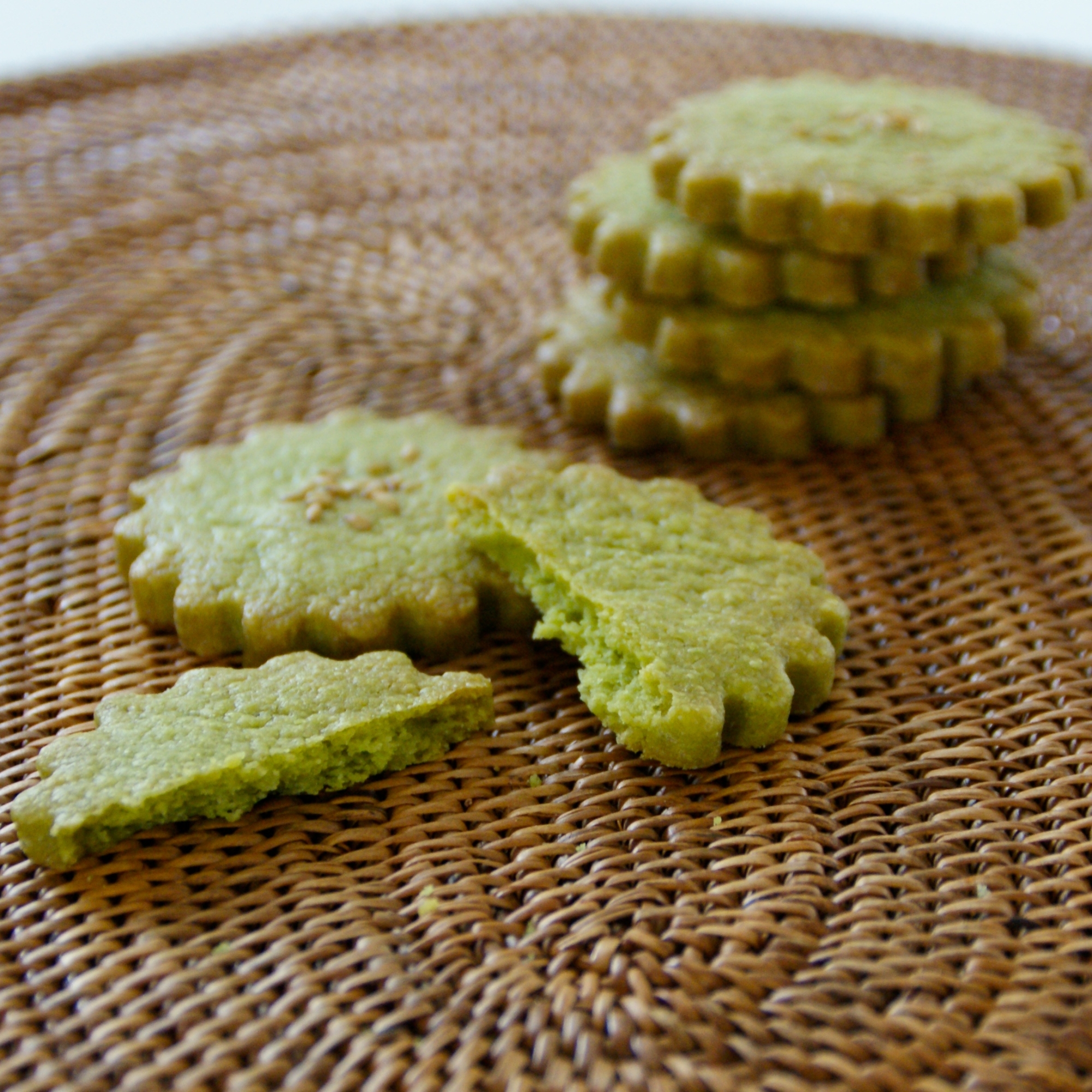 ほろっとやさしい抹茶クッキー