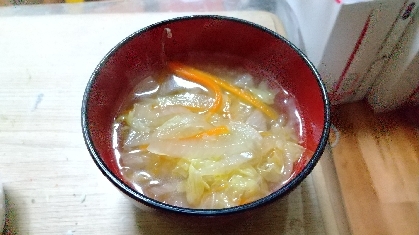 簡単に☆白菜スープ