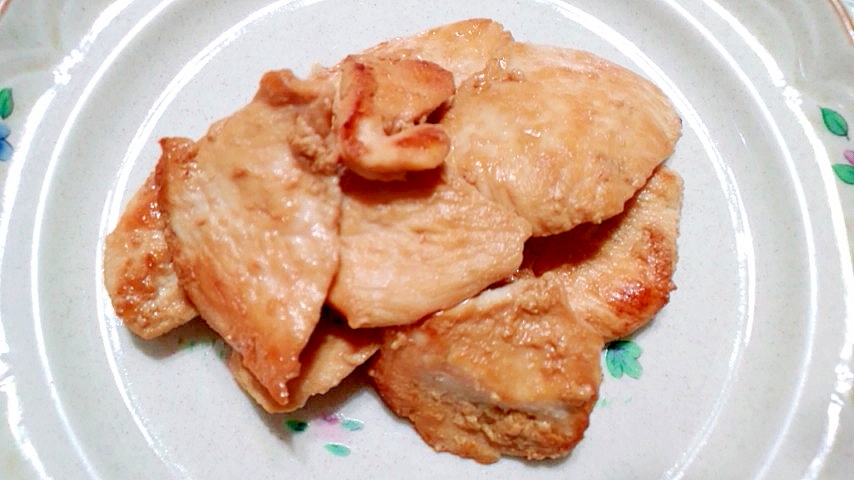 鶏胸肉の生姜醤油焼き