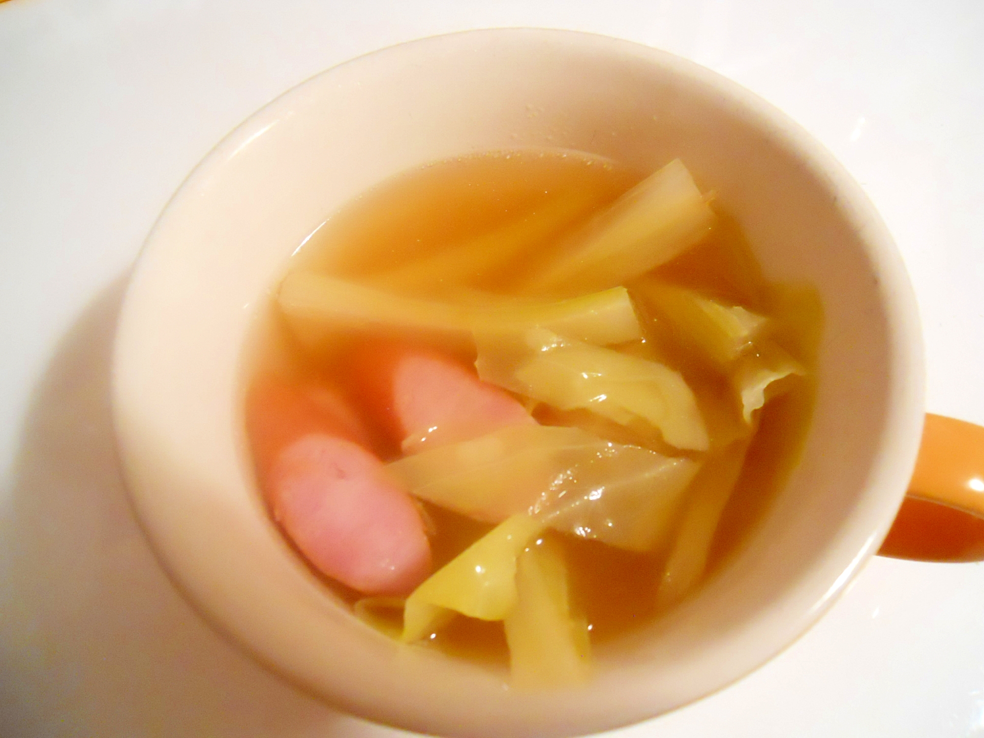 ポトフ風　キャベツ＆セロリ＆ウインナースープ