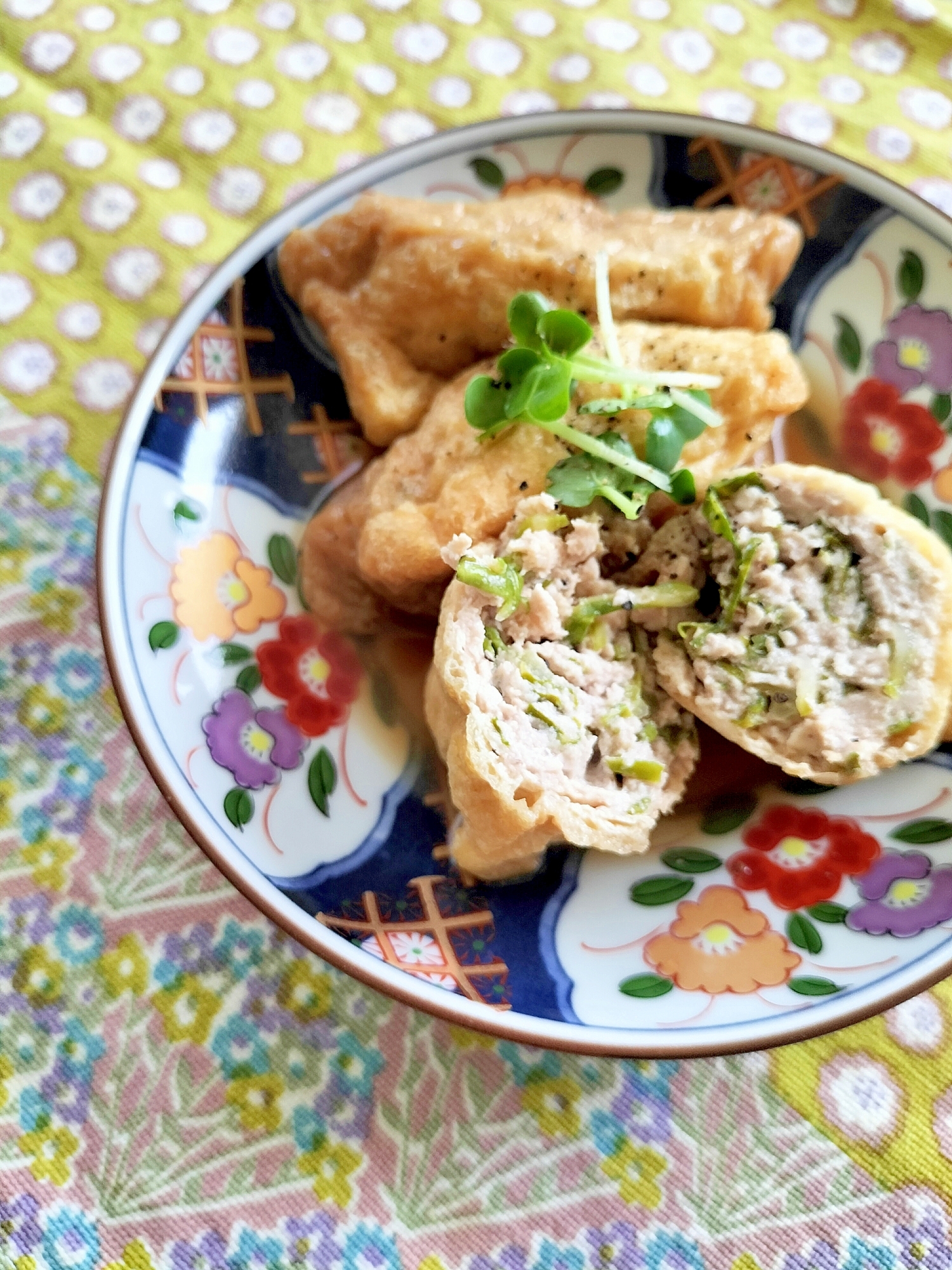 豚ひき肉とキャベツの袋煮♪