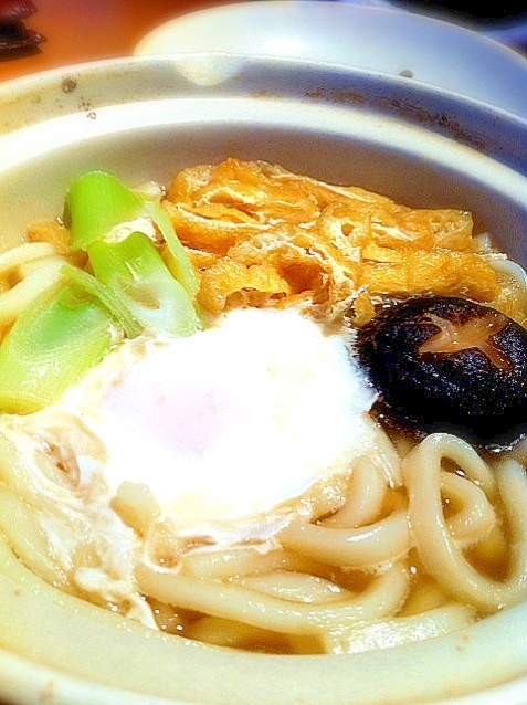 風邪のときの鍋焼きうどん