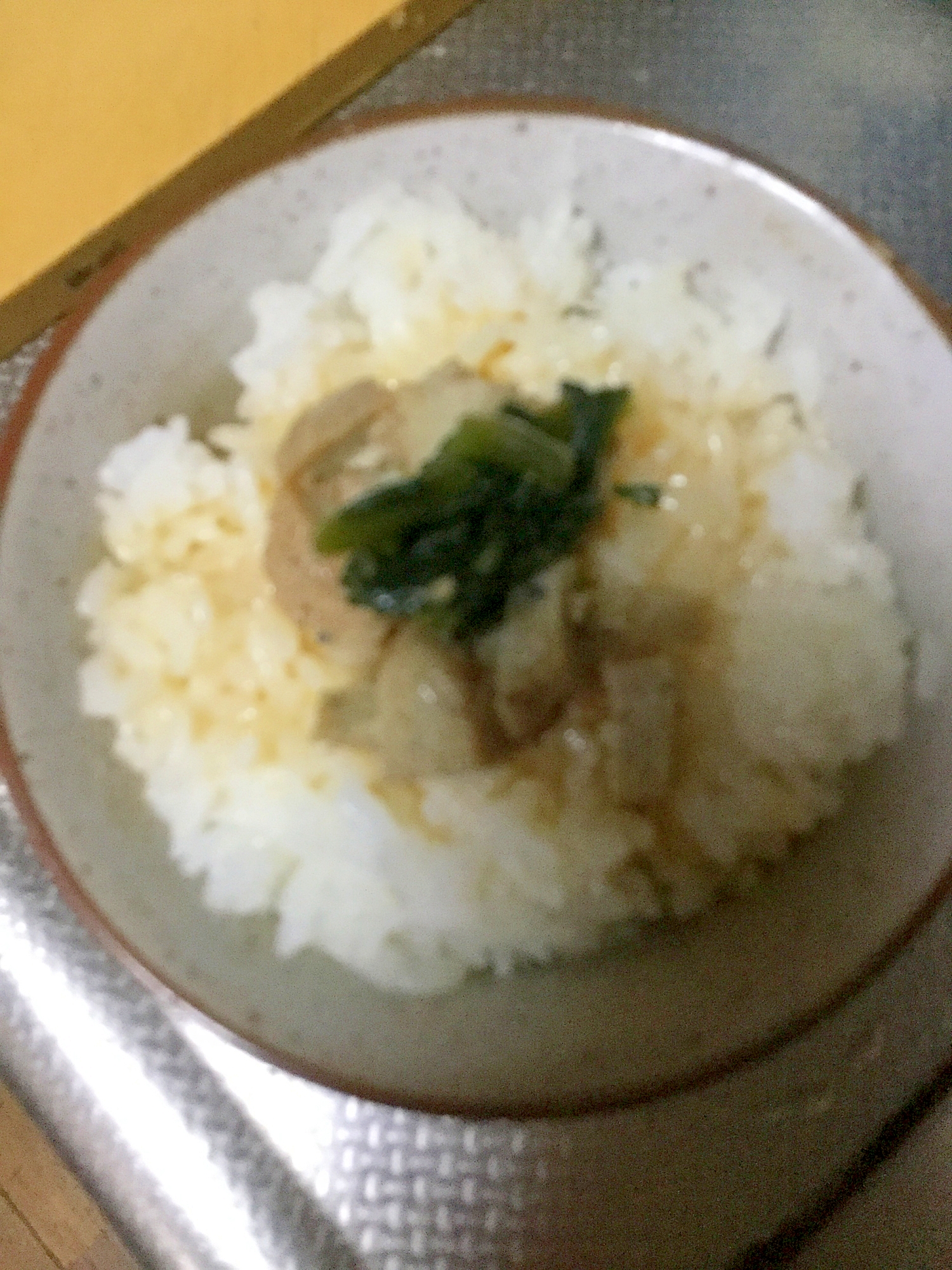 イワシのつみれdeたまご掛けご飯！