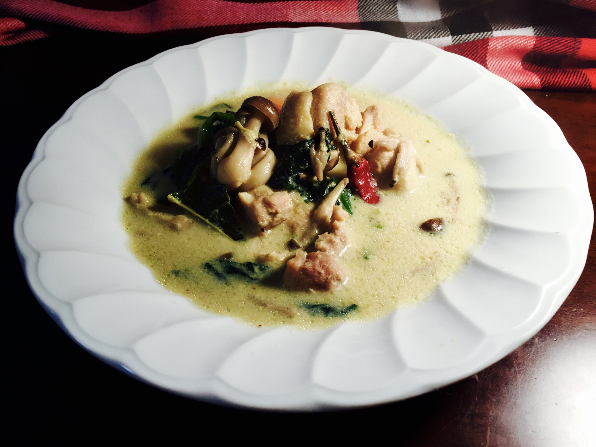 豆乳で作る!タイ・グリーンカレー