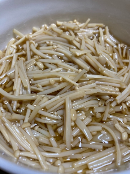 レンジで簡単♪めんつゆで手作りなめ茸