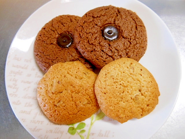 簡単HMで☆胡桃&チョコクッキー☆