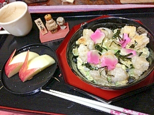 正月食材リメイク！アボカド&生麩&お餅のヘルシー丼