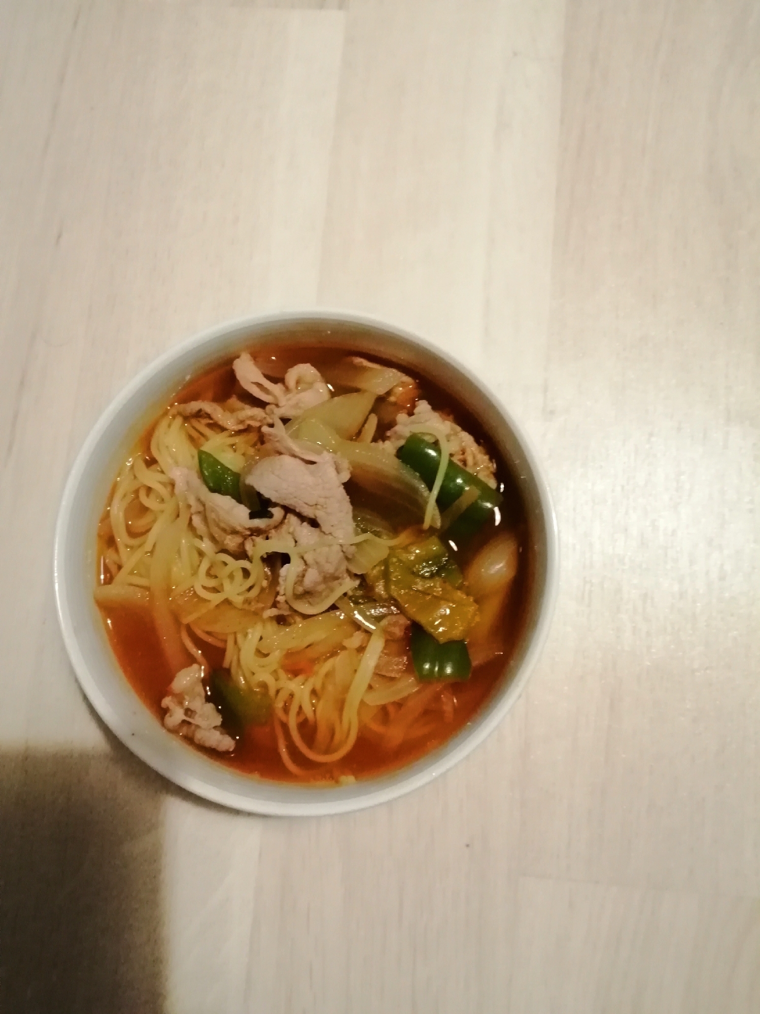 肉野菜辛ラーメン