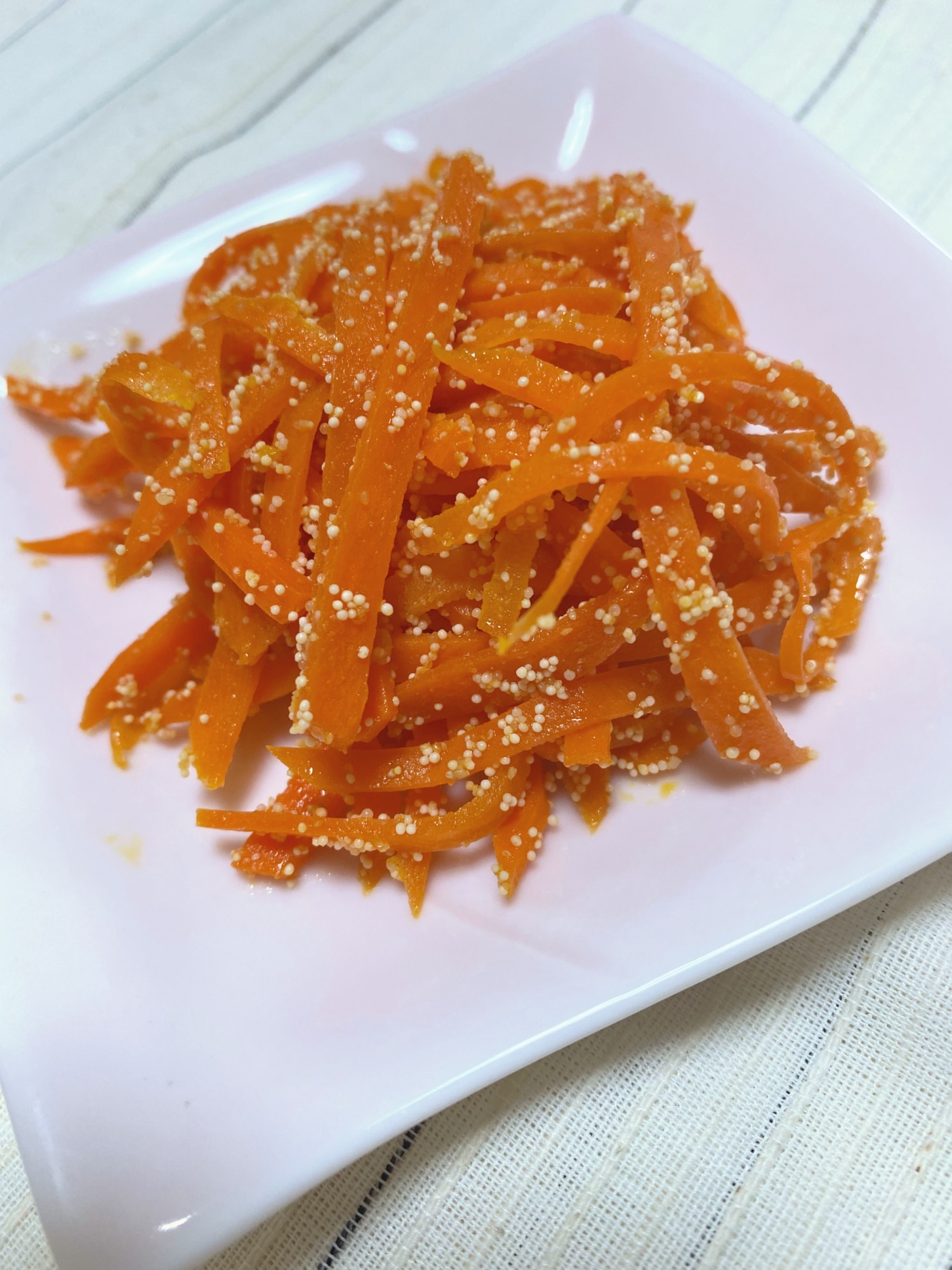 明太子の人参しりしり レシピ 作り方 By みや みや 楽天レシピ