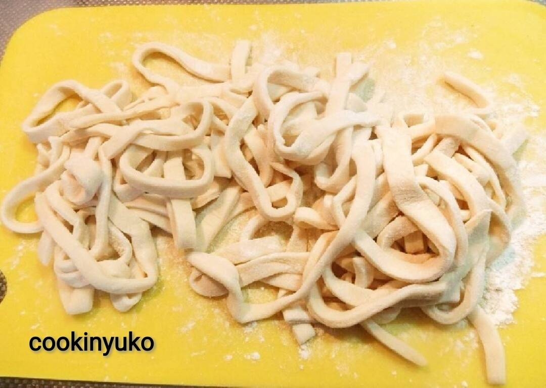 もっちもち！初めての手作りうどん！