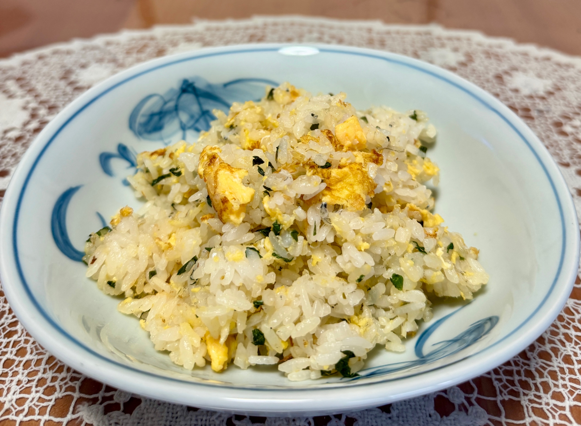 お弁当にも！大葉としらすと卵の☆チャーハン(焼飯)