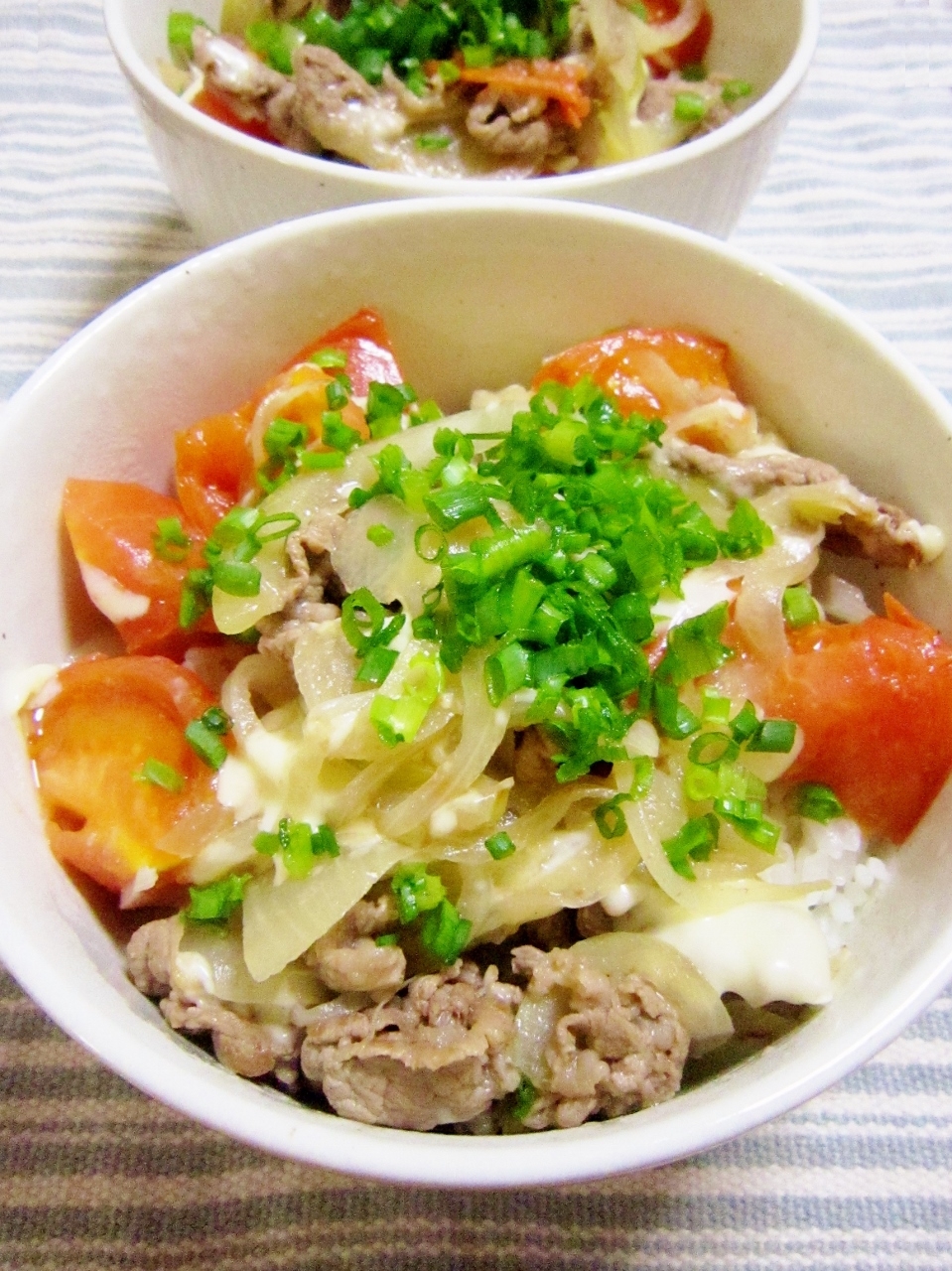 とろっ旨っ♪トマチー牛丼