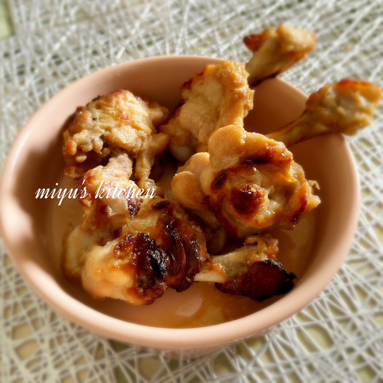 揚げない!グリルでチューリップ焼き